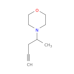 Morpholine,  4-(1-methyl-3-butynyl)-  (9CI)