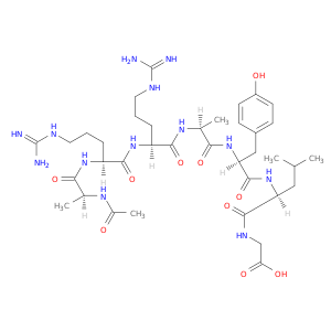 Glycine, N-acetyl-L-alanyl-L-arginyl-L-arginyl-L-alanyl-L-tyrosyl-L-leucyl-