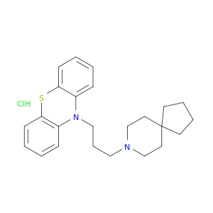 10-(3-(8-AZASPIRO(4.5)DEC-8-YL)PROPYL)PHENOTHIAZINE, HYDROCHLORIDE