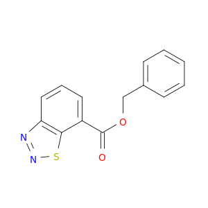 1,2,3-Benzothiadiazole-7-carboxylic acid, phenylmethyl ester