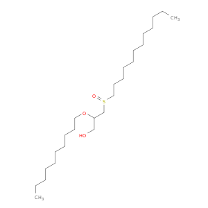 1-Propanol, 2-(decyloxy)-3-(dodecylsulfinyl)-