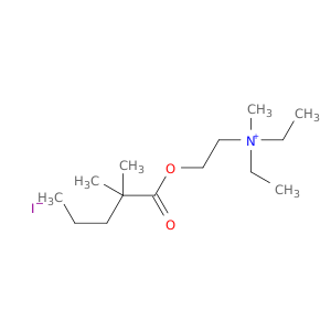 Ethanaminium,2-[(2,2-dimethyl-1-oxopentyl)oxy]-N,N-diethyl-N-methyl-, iodide (1:1)