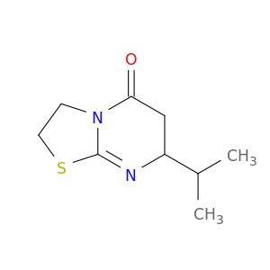 5H-Thiazolo(3,2-a)pyrimidin-5-one, 2,3,6,7-tetrahydro-7-(1-methylethyl)-