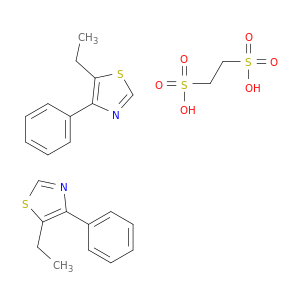 ethane-1,2-disulfonic acid- 5-ethyl-4-phenyl-1,3-thiazole(1:2)
