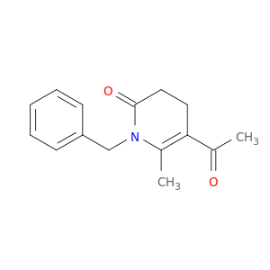 2(1H)-Pyridinone, 5-acetyl-3,4-dihydro-6-methyl-1-(phenylmethyl)-