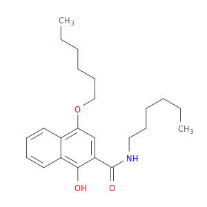 2-Naphthalenecarboxamide, N-hexyl-4-(hexyloxy)-1-hydroxy-