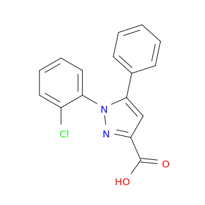 1-(2-Chlorophenyl)-5-phenyl-1H-pyrazole-3-carboxylic acid