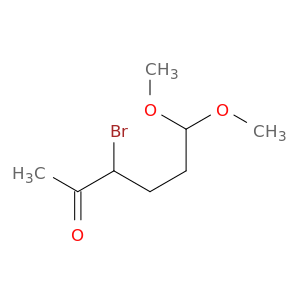 2-Hexanone, 3-bromo-6,6-dimethoxy-