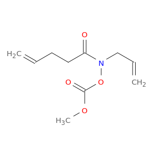 4-Pentenamide, N-[(methoxycarbonyl)oxy]-N-2-propenyl-
