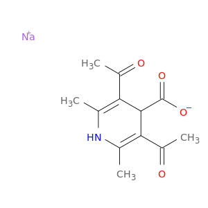 3,5-Diacetyl-1,4-dihydro-2,6-dimethyl-4-pyridinecarboxylic acid sodium salt