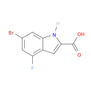 6-Bromo-4-fluoro-1H-indole-2-carboxylic Acid