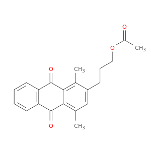 9,10-Anthracenedione, 2-[3-(acetyloxy)propyl]-1,4-dimethyl-