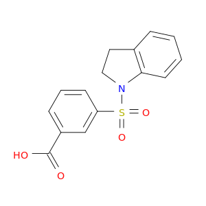 3-(2,3-Dihydro-1H-indole-1-sulfonyl)benzoic Acid
