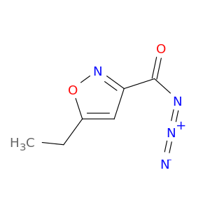 3-Isoxazolecarbonyl azide, 5-ethyl-