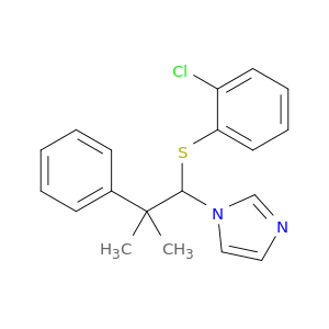 1H-Imidazole, 1-[1-[(2-chlorophenyl)thio]-2-methyl-2-phenylpropyl]-