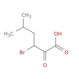 Hexanoic acid, 3-bromo-5-methyl-2-oxo-