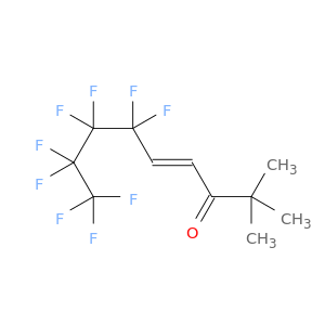 4-Nonen-3-one, 6,6,7,7,8,8,9,9,9-nonafluoro-2,2-dimethyl-, (E)-