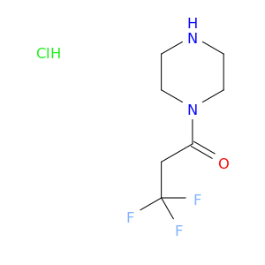 1-丙酮,3,3,3-三氟-1-(1-哌嗪基)-,盐酸盐(1：1)