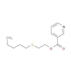 3-Pyridinecarboxylicacid, 2-(pentylthio)ethyl ester