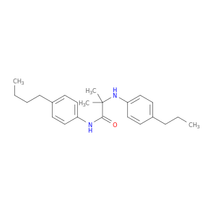Propanamide, N-(4-butylphenyl)-2-methyl-2-[(4-propylphenyl)amino]-