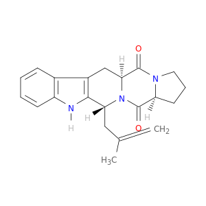 (5as,12r,14as)-12-(2-methylprop-2-en-1-yl)-1,2,3,5a,6,11,12,14a-octahydro-5h,14h-pyrrolo[1'',2'':4',5']pyrazino[1',2':1,6]pyrido[3,4-b]indole-5,14-dione
