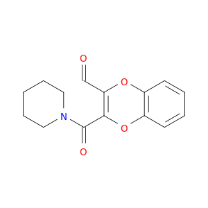 Piperidine, 1-[(3-formyl-1,4-benzodioxin-2-yl)carbonyl]-