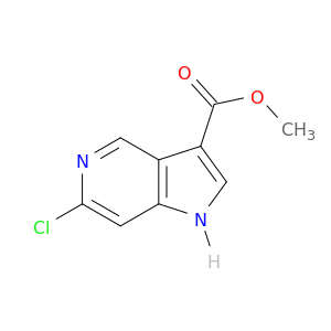 6-氯-1H-吡咯并[3,2-c]吡啶-3-羧酸甲酯