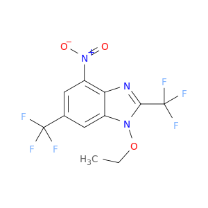 1H-Benzimidazole, 1-ethoxy-4-nitro-2,6-bis(trifluoromethyl)-