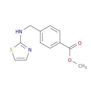 Benzoic acid, 4-[(2-thiazolylamino)methyl]-, methyl ester