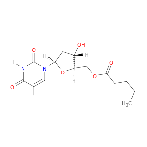 Uridine, 2'-deoxy-5-iodo-, 5'-pentanoate