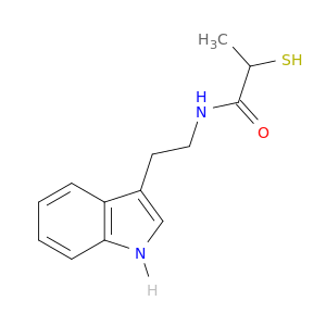 Propanamide, N-[2-(1H-indol-3-yl)ethyl]-2-mercapto-