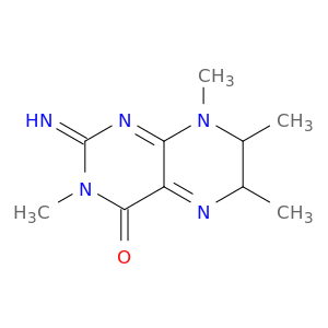 4(3H)-Pteridinone, 2,6,7,8-tetrahydro-2-imino-3,6,7,8-tetramethyl-