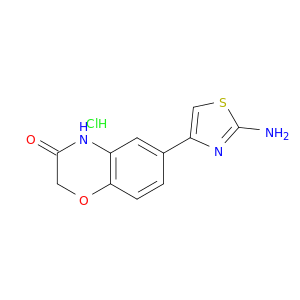 6-(2-Amino-1,3-thiazol-4-yl)-2H-1,4-benzoxazin-3(4H)-one Hydrochloride
