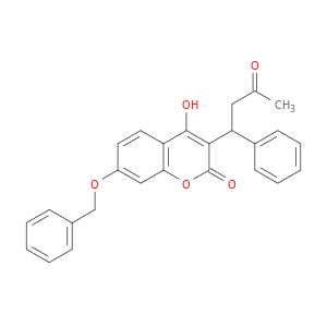 4-羟基-3-(3-氧代-1-苯基丁基)-7-(苯基甲氧基)-2H-1-苯并吡喃-2-一