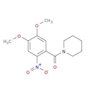 Piperidine, 1-(4,5-dimethoxy-2-nitrobenzoyl)-