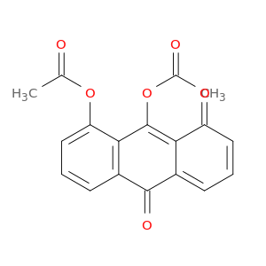 1,10-Anthracenedione, 8,9-bis(acetyloxy)-