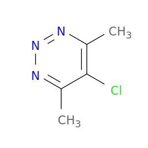 1,2,3-Triazine, 5-chloro-4,6-dimethyl-