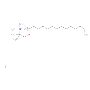 Ethanaminium, N,N,N,1,1-pentamethyl-2-[(1-oxotetradecyl)oxy]-, iodide