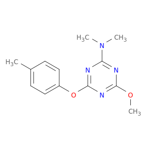 1,3,5-Triazin-2-amine, 4-methoxy-N,N-dimethyl-6-(4-methylphenoxy)-
