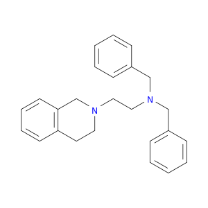 2(1H)-Isoquinolineethanamine, 3,4-dihydro-N,N-bis(phenylmethyl)-