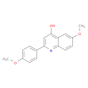 4-Quinolinol, 6-methoxy-2-(4-methoxyphenyl)-