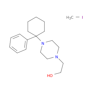 2-[4-(1-phenylcyclohexyl)piperazin-1-yl]ethanol- iodomethane(1:1)