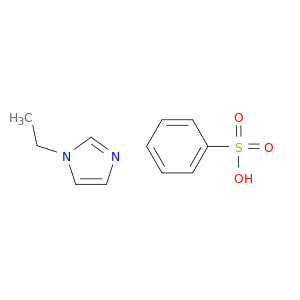 1H-Imidazole, 1-ethyl-, monobenzenesulfonate
