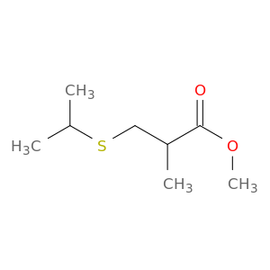 Propanoic acid,2-methyl-3-[(1-methylethyl)thio]-, methyl ester
