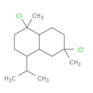 1,6-dichloro-1,6-dimethyl-4-(propan-2-yl)decahydronaphthalene