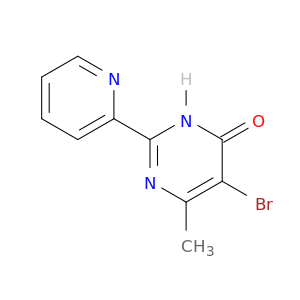 5-bromo-6-methyl-2-pyridin-2-yl-pyrimidin-4-ol