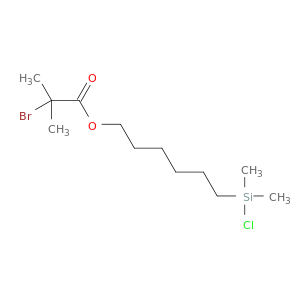 Propanoic acid, 2-bromo-2-methyl-, 6-(chlorodimethylsilyl)hexyl ester