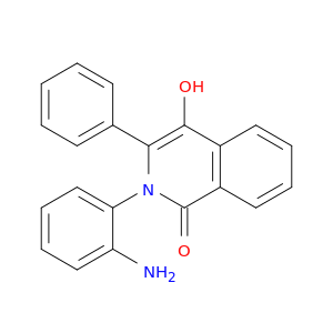 1(2H)-Isoquinolinone, 2-(2-aminophenyl)-4-hydroxy-3-phenyl-