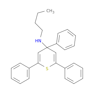 4H-Thiopyran-4-amine, N-butyl-2,4,6-triphenyl-