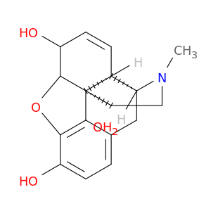 17-methyl-7,8-didehydro-4,5-epoxymorphinan-3,6-diol hydrate(1:1)